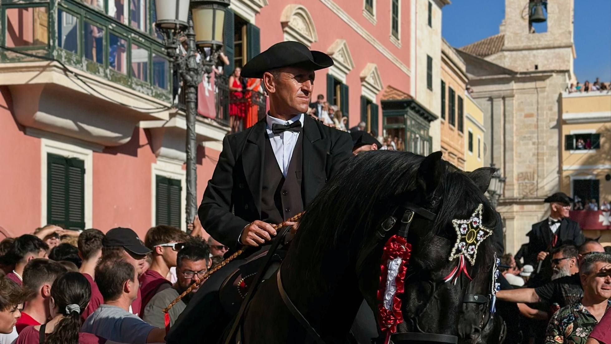 Caixers during the Sant Joan Festival in Ciutadella de Menorca